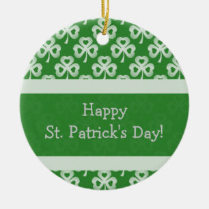 Sparkling Shamrocks Ornament