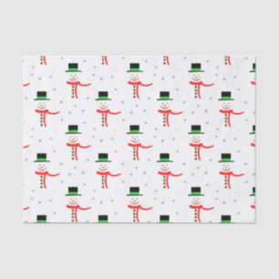 Sparkling Snowmen Tissue Paper
