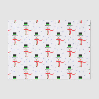 Sparkling Snowmen Tissue Paper