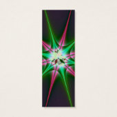 Sparkling Star Bookmark Template (Back)