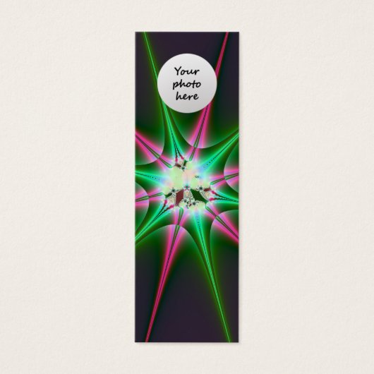 Sparkling Star Bookmark Template (Front)