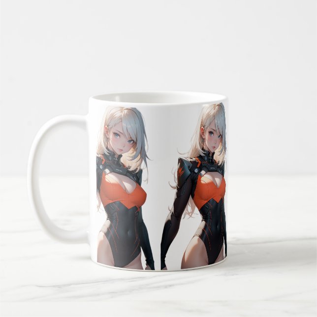 Sparkling Star Trails Coffee Mug (Left)