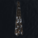 Sparkling Starry Astronomy Science Lover Sky Neck Tie<br><div class="desc">Sparkling starry neck tie with the globular cluster NGC 6397 in the constellation Ara (the Altar). The cluster is home to a highly unusual system consisting of a fast spinning pulsar and a bloated red companion star. Sparkling Starry Astronomy Science Lover Sky Necktie is a perfect gift for an astronomy...</div>