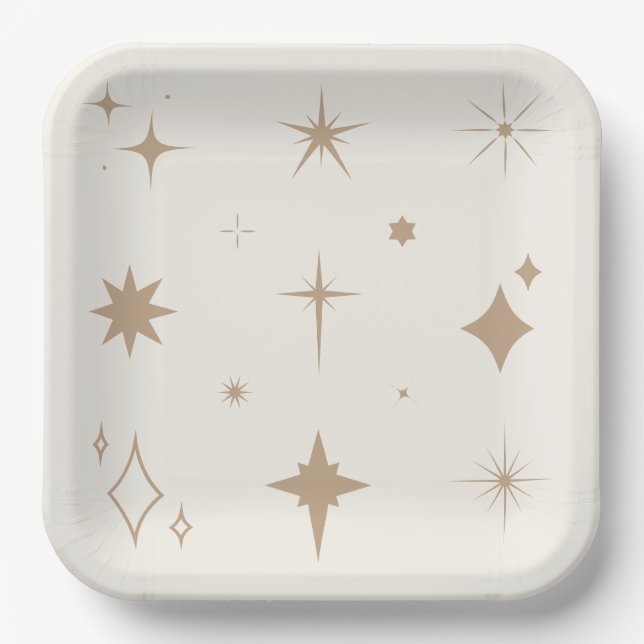 Sparkling Stars Collection Plates (Front)