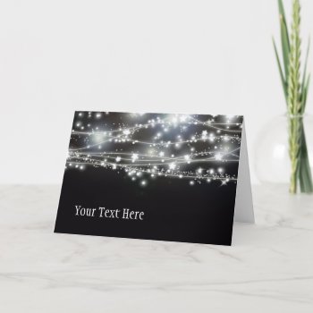 Sparkling Stars Greeting Card by pixiestick at Zazzle