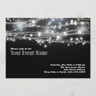 Sparkling Stars Invitation