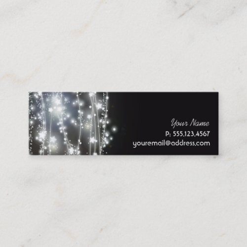 Sparkling Stars Mystical and Magical Profile Card Business Card Template