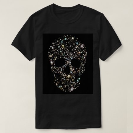Sparkling Stars Skull T-shirt