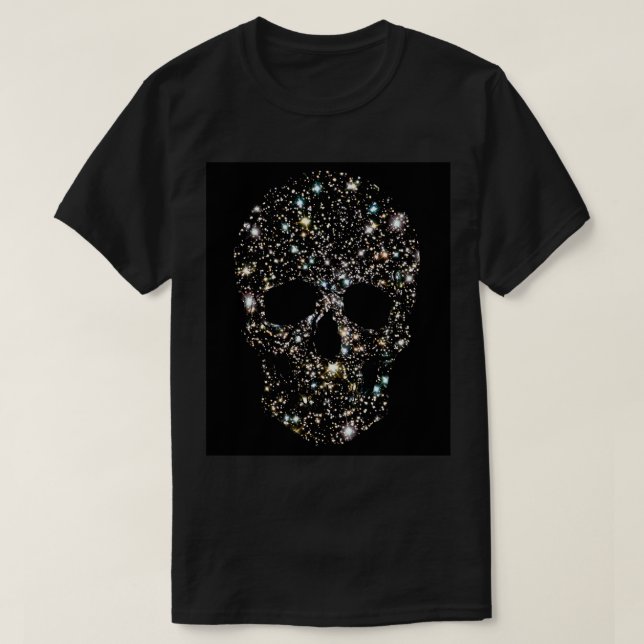 SPARKLING STARS SKULL T-SHIRT (Design Front)
