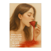 Sparkling Strawberry Art