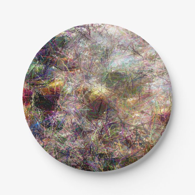 SPARKLING STREAM WATER PAPER PLATES (Front)