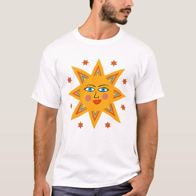 Sparkling Sun Charming and Cute  T-Shirt (Front)