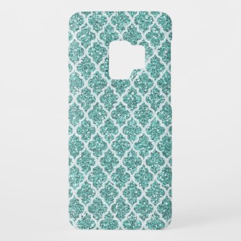 Sparkling Teal Case-mate Samsung Galaxy S9 Case by Dmargie1029 at Zazzle