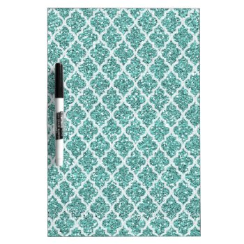 Sparkling Teal Dry Erase Board by Dmargie1029 at Zazzle