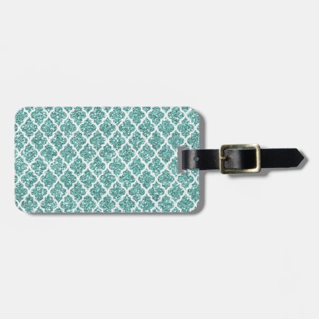 Sparkling Teal Luggage Tag