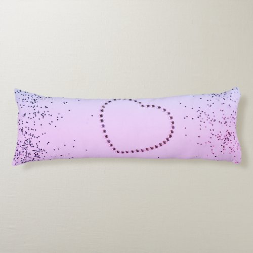 Sparkling UNICORN Girls Glitter Heart 9b  Body Pillow