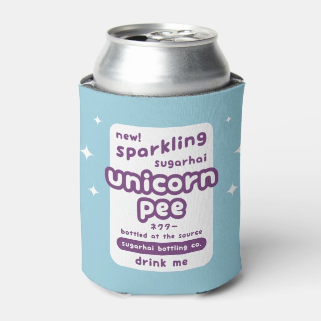 Sparkling Unicorn Pee Can Cooler (Can Front)