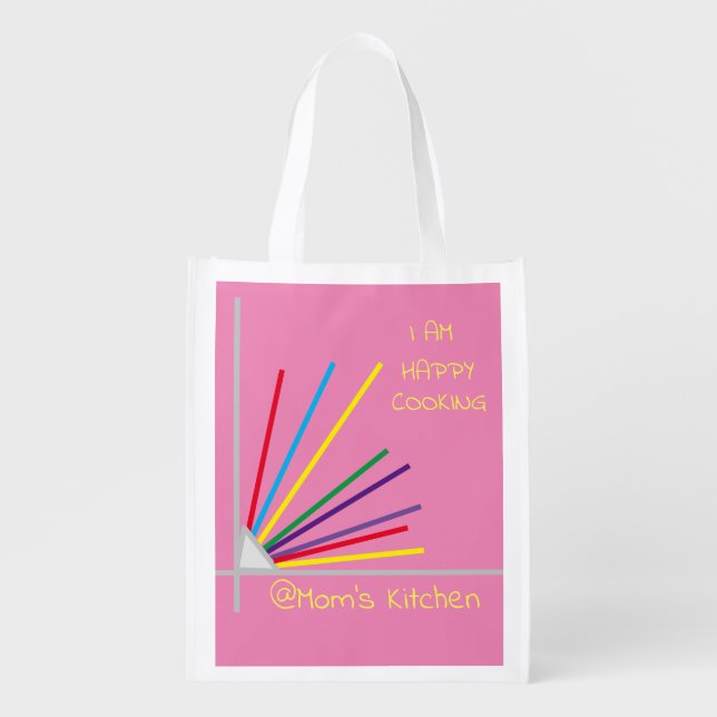 Sparkling Valentine Day's Cook reusable  Grocery Bag (Front)