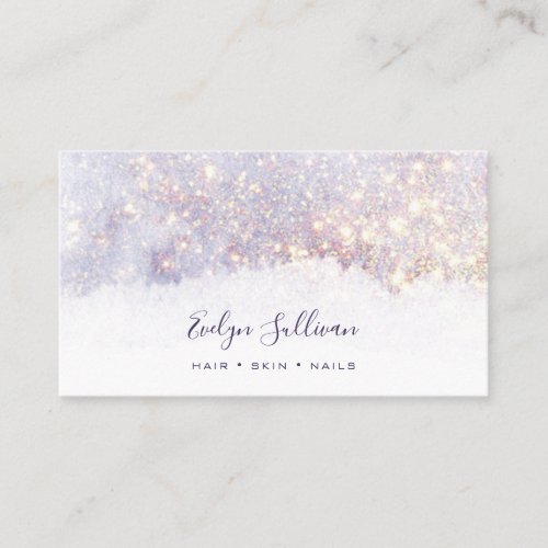 Sparkling Watercolor Business Card