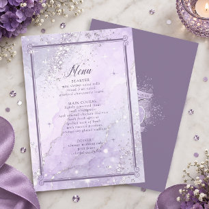 Sparkling Watercolor Sweet 16 Dk Violet ID1333 Menu