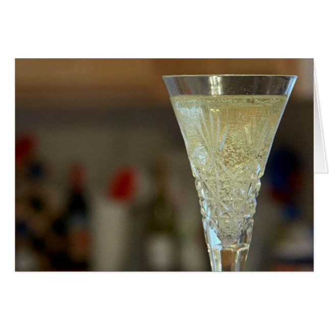 Sparkling White Wine Cards (Front Horizontal)