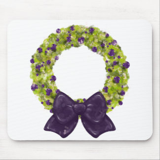 Sparkling Wreath - Multiple Color Options Mouse Pad