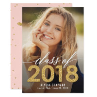 Sparkling Year Graduation Announcement Invitation