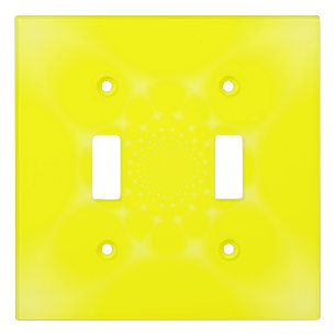 Sparkling Yellow Light Switch Cover