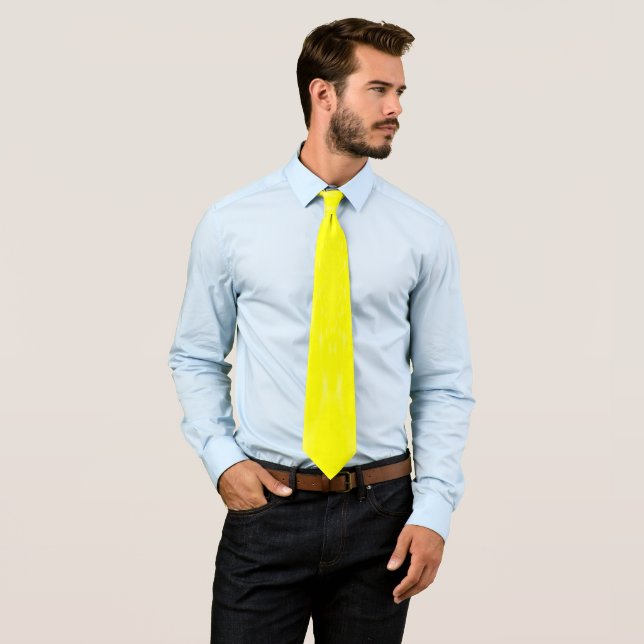 Sparkling Yellow Neck Tie (In Situ)