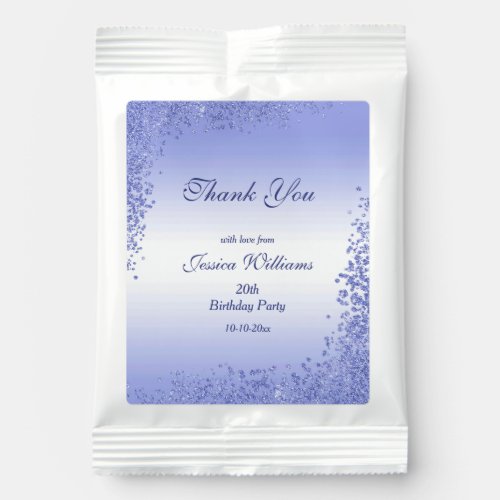 Sparkly Blue Glitter Decoration  Margarita Drink Mix