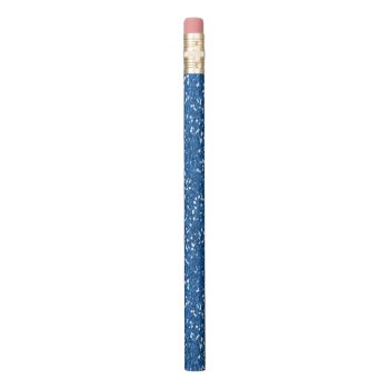 Sparkly Blue Glitter Pencil by kye_designs at Zazzle