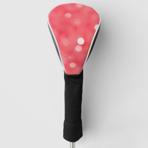 Sparkly Bokeh Background Golf Head Cover