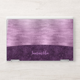 Sparkly Brush Strokes Purple 1 - All Options HP Laptop Skin