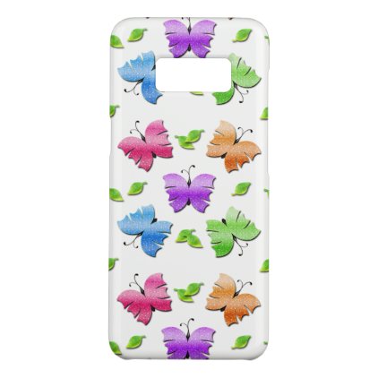 Sparkly Butterflies Case-Mate Samsung Galaxy S8 Case