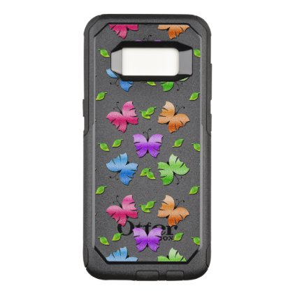 Sparkly Butterflies OtterBox Commuter Samsung Galaxy S8 Case