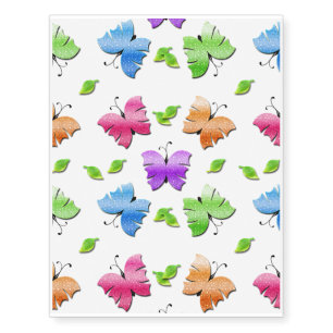 Sparkly Butterflies Temporary Tattoos