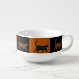 Sparkly Cats Soup Mug