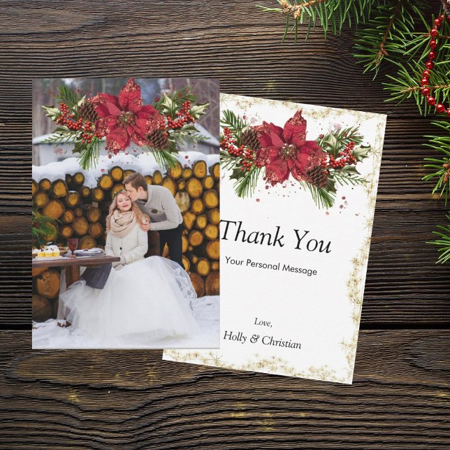 Sparkly Christmas Thank You Cards (Creator Uploaded)
