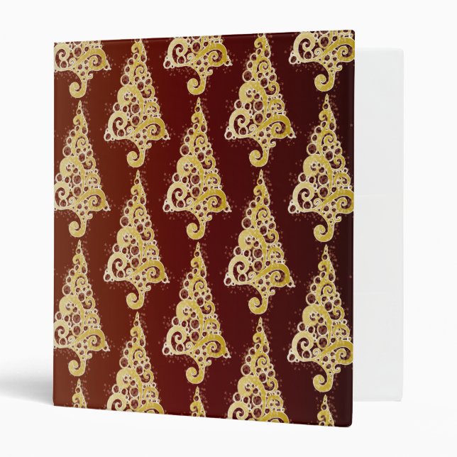 Sparkly Christmas Tree Binder (Front/Inside)