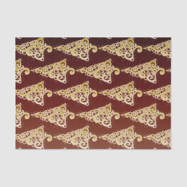 Sparkly Christmas Tree Tissue Paper (Front)