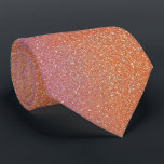 Sparkly Coral Orange Pink Glitter Glittery Modern Neck Tie<br><div class="desc">Designed with cool orange pink glitter patterns that makes a great gift or party favor for birthdays,  weddings,  wedding anniversary or any events or celebrations!</div>