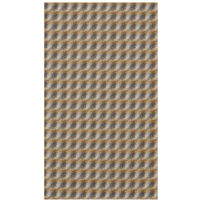 Sparkly Decorative Gold & Silver  Tablecloth (Front)