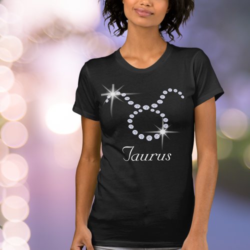 Sparkly Diamond Taurus  T_Shirt