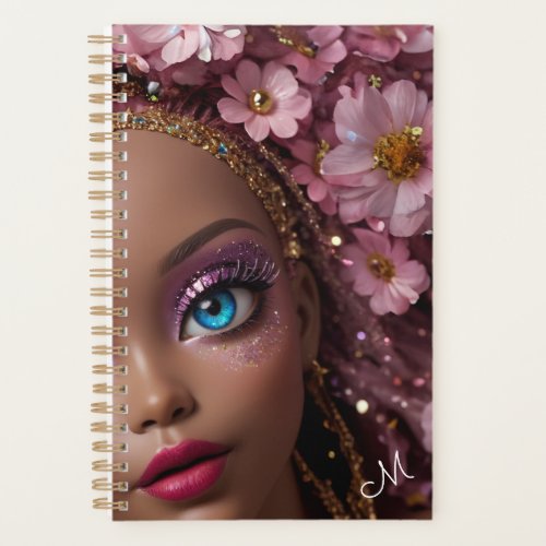 Sparkly Doll Glitter and Flowers Planner