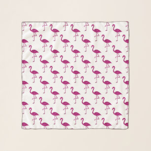 Sparkly flamingo Pink glitter sparkles pattern Scarf