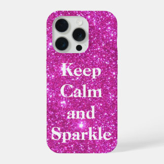 Sparkly Glittery Glitter Pink Glam CricketDiane iPhone 15 Pro Case