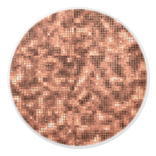 Sparkly Gold Champagne Luxury Sparkle Ceramic Knob