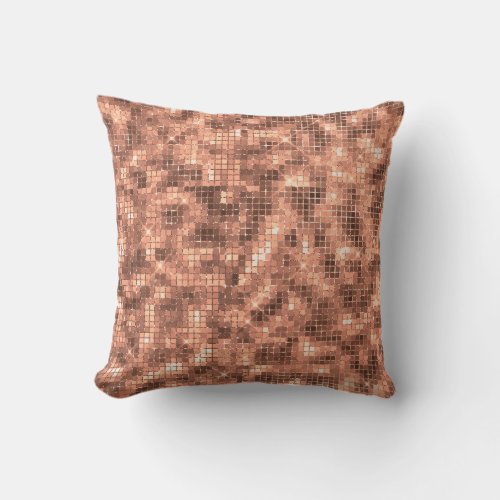 Sparkly Gold Champagne Luxury Sparkle Throw Pillow