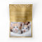 Sparkly Gold Family Photo Season's Greetings