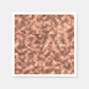Sparkly Gold Luxury Sparkle Girly Sequins Party Napkins